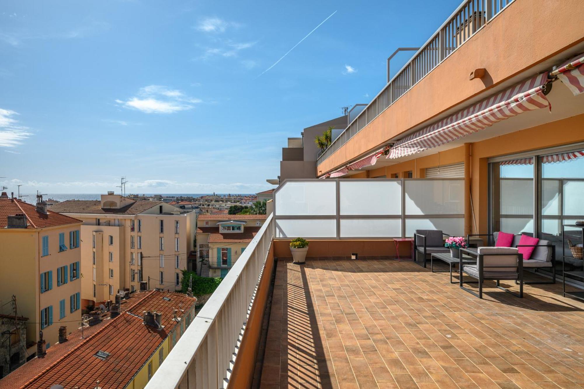 'L'Alicante Proche' Gare, Terrasse, Vue Mer Ментона Экстерьер фото