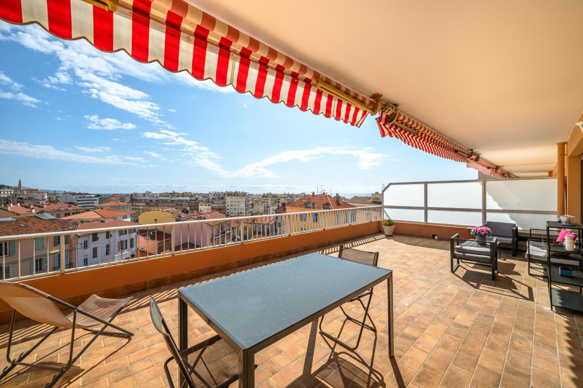 'L'Alicante Proche' Gare, Terrasse, Vue Mer Ментона Экстерьер фото